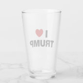 Ik hou van Trump Glas (Achterkant)