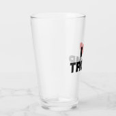 Ik hou van Trump Glas (Rechts)