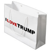 Ik hou van Trump Groot Cadeauzakje (Voorkant Gekanteld)