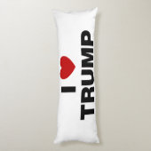 Ik hou van Trump Lichaamskussen (Achterkant (Verticaal))