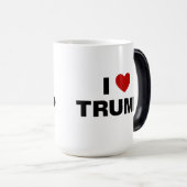 Ik hou van Trump Magische Mok (Voorkant rechts)