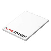 Ik hou van Trump Notitieblok (Gedraaid)