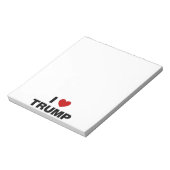 Ik hou van Trump Notitieblok (Gedraaid)