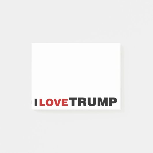 Ik hou van Trump Post-it® Notes (Voorkant)