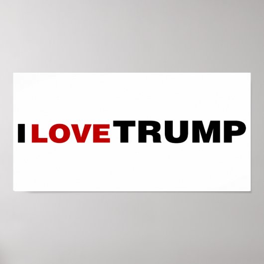 Ik hou van Trump Poster (Voorkant)