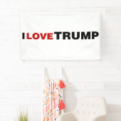 Ik hou van Trump Spandoek (Insitu)