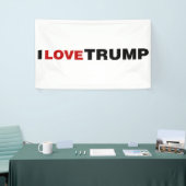 Ik hou van Trump Spandoek (Beurs)