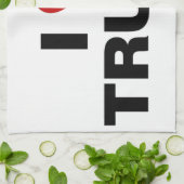 Ik hou van Trump Theedoek (Gevouwen)