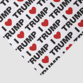 Ik hou van Trump Tissuepapier (Detail)