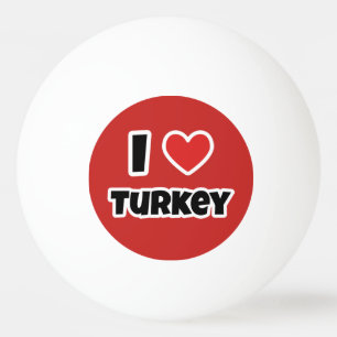 Ik hou van Turkije Pingpongballen