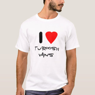 Ik hou van Turkse Vans T-shirt