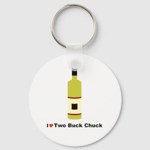 Ik hou van twee dollar Chuck Sleutelhanger
