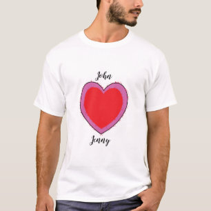 IK HOU VAN TWEE HARTEN IN ÉÉN T-SHIRT