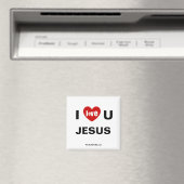 Ik hou van U JESUS Magnet Magneet (Insitu (Vaatwasser))
