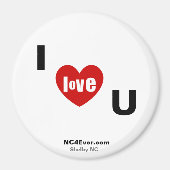 Ik hou van U koelkast magnet Magneet (Voorkant)