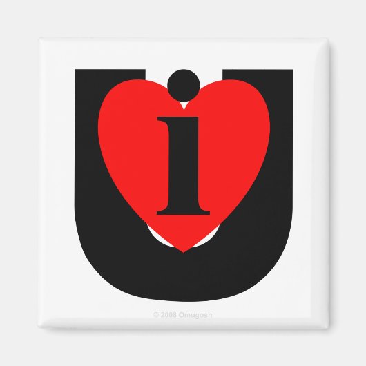 Ik hou van U - Magneet (Voorkant)