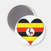 Ik hou van Uganda Magneet (Voorkant / Achterkant)