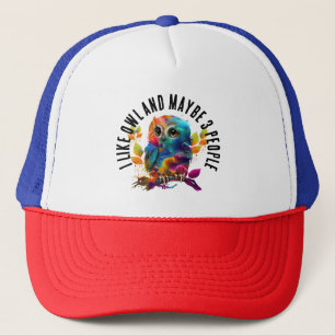IK HOU VAN UIL EN MISSCHIEN 3 MENSEN TRUCKER PET