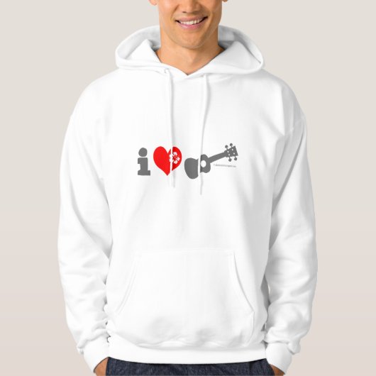 Ik hou van Ukulele Hoodie (Voorkant)