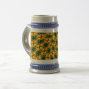 Ik hou van unieke bloemen bierpul