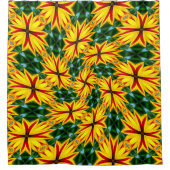 Ik hou van unieke bloemen douchegordijn (Voorkant)