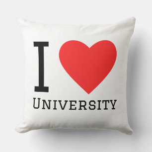 Ik hou van universiteit kussen