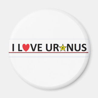 Ik hou van Uranus Magneet