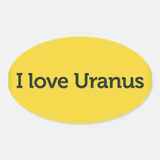 Ik hou van Uranus Sticker