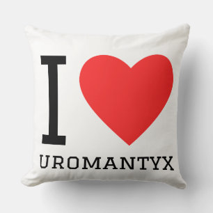 Ik hou van uromantyx kussen