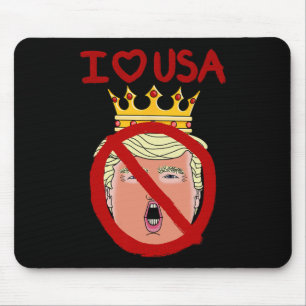 Ik hou van USA anti-Trump 2024 Muismat