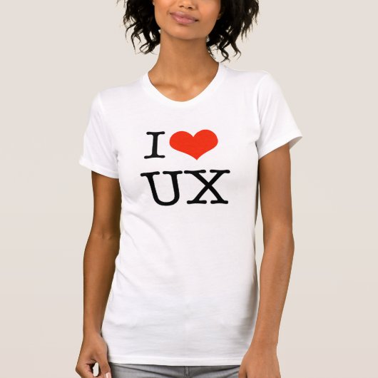 Ik hou van UX T-shirt (Voorkant)