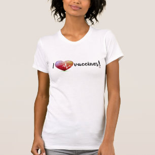 Ik hou van vaccins! t-shirt