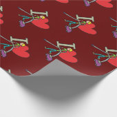 Ik hou van vacuüm cadeaupapier (Hoek)