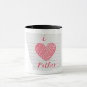 Ik hou van vader mok (Midden)