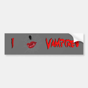 Ik hou van vampiers bumpersticker