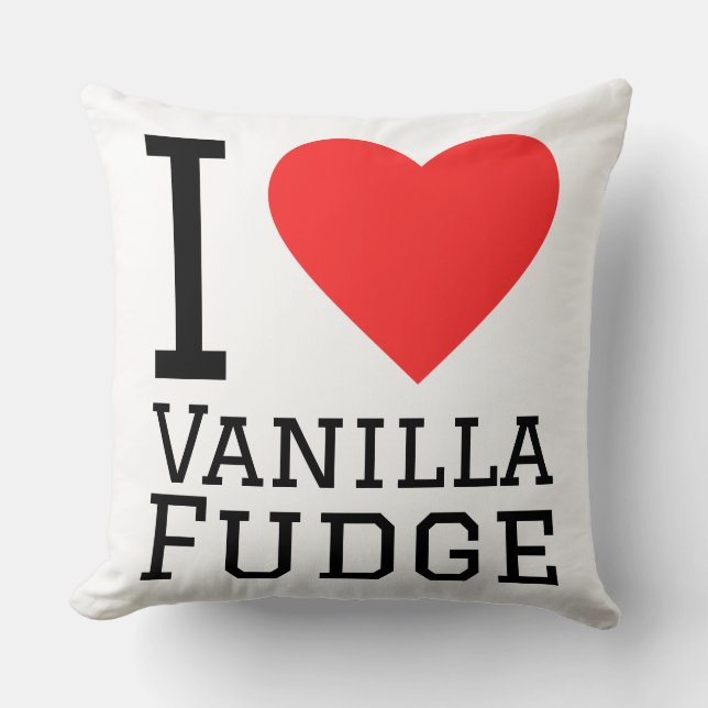 Ik hou van vanille fudge kussen (Voorkant)