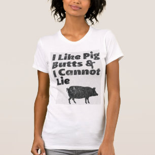 Ik hou van varken en ik kan geen Shirt vinden