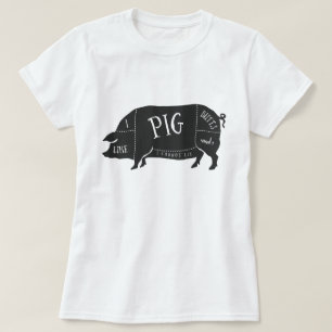 Ik hou van varken en ik kan niet liegen t-shirt
