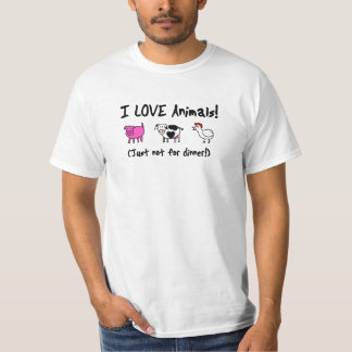 Ik hou van Vegetarie T-shirt