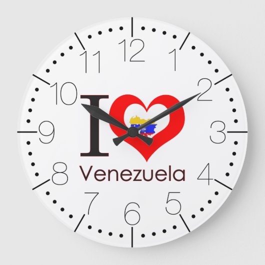 Ik hou van Venezuela Grote Klok (Voorkant)