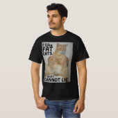 Ik hou van vetkatten en ik kan niet liegen. Funny T-shirt (Voorkant volledig)