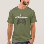 Ik hou van videogames t-shirt (Voorkant)