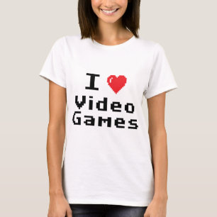 Ik hou van videogames t-shirt