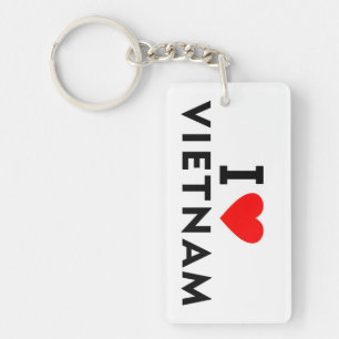 Ik hou van Vietnam als hartslagtoerisme Sleutelhanger