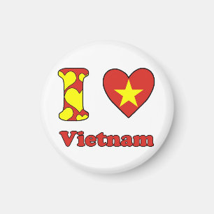 Ik hou van Vietnam magnet Magneet