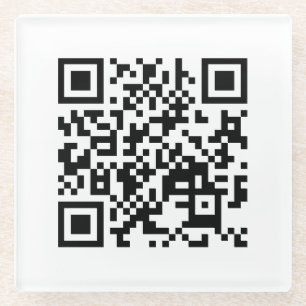 Ik hou van Vietnam (Tôi Yêu Việt Nam) QR-code Glazen Onderzetter