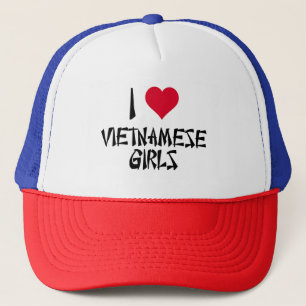 Ik hou van Vietnamese meisjes Trucker Pet