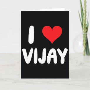 Ik hou van Vijay - Hart Kaart