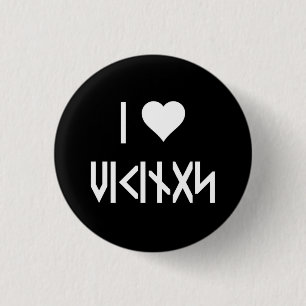 Ik hou van Vikings Button