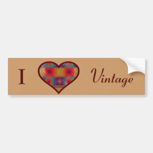 Ik hou van vintage sticker
